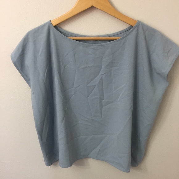 Jesse Kamm Tops - JESSE KAMM Size Medium Large Blue Blouse